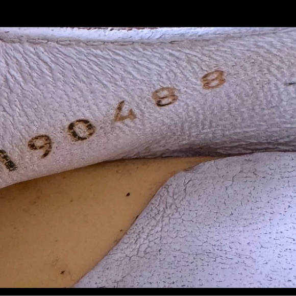 Gucci Auth 4.5 US 34.5 EU Yellow Patent Leather Peeptoe Cork Heels Shoes Runway - Picture 13 of 13